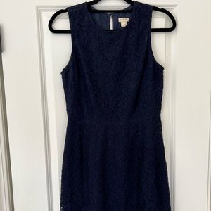 Jcrew lace sheath dress